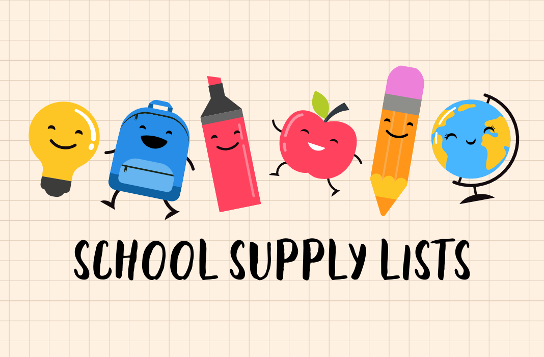  School Supply Lists